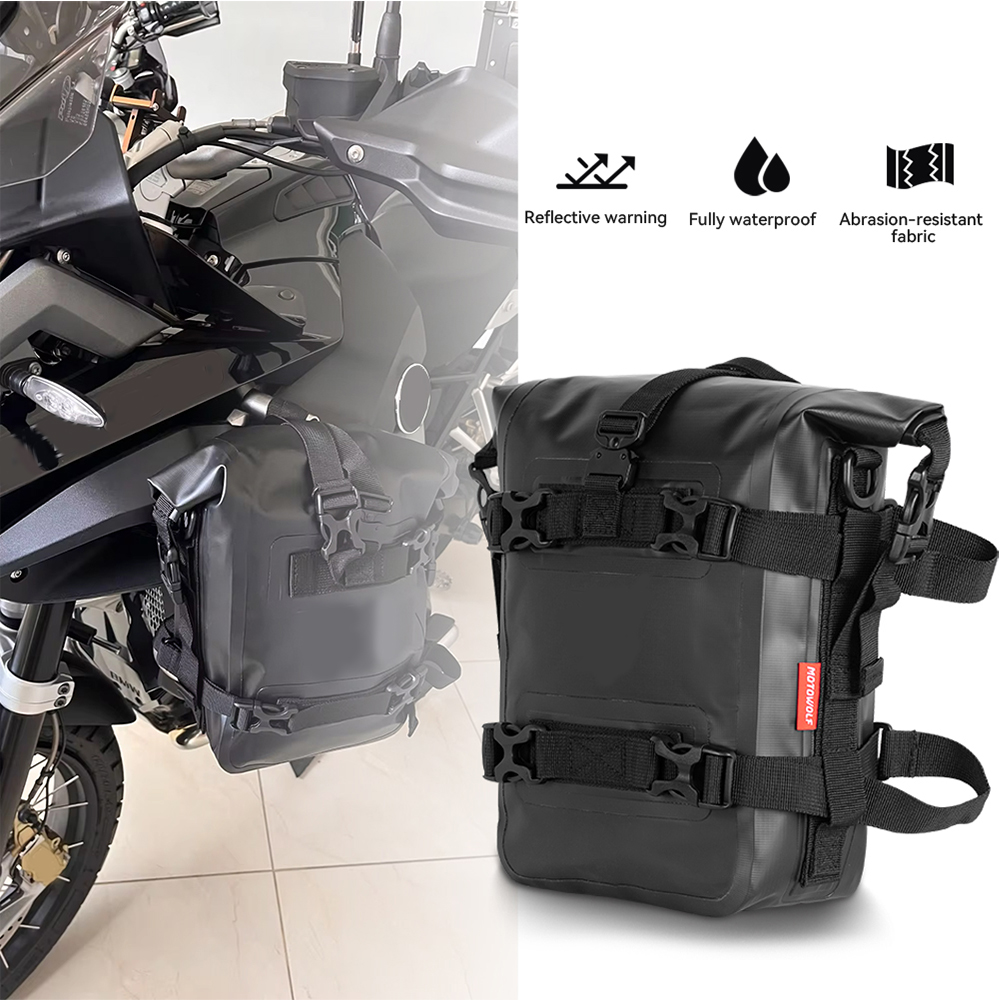 Motorcycle Crash Bar Waterproof Dry Bag - Bolsa para barra de colisão de
