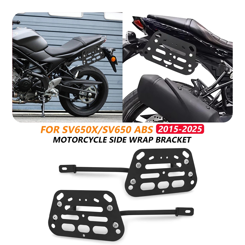 Pannier Mounting Bracket Rack Kit Motorcycle - Suporte para Alforjes Laterais SV650X, Kit