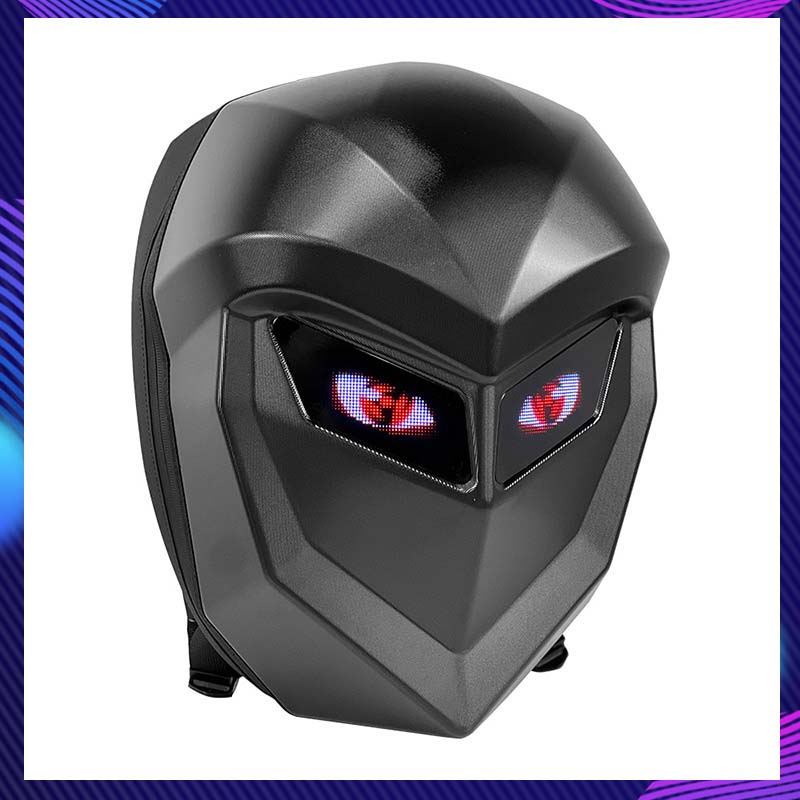 Motorcycle Helmet Backpack Waterproof Led - Mochila para Motocicleta com Casco Rígido,