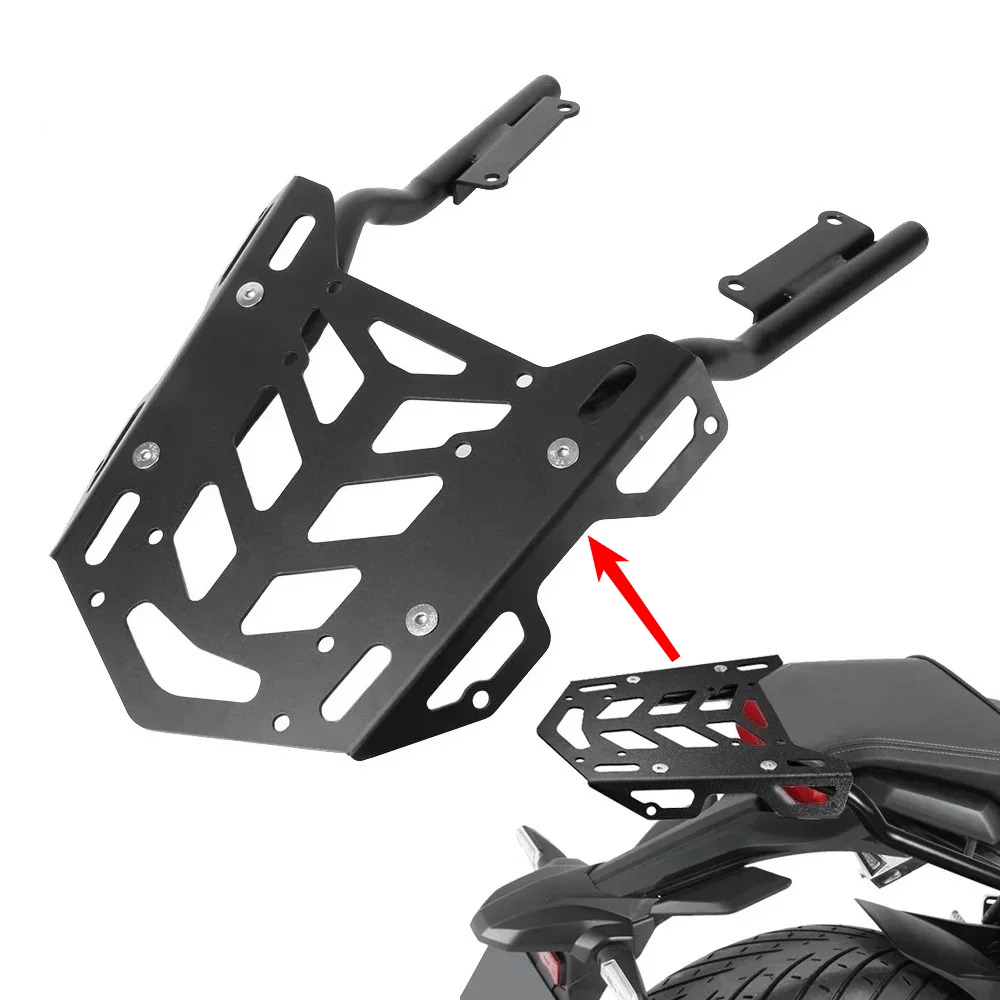 Motorcycle Luggage Rack Rear Carrier Steel - Suporte Traseiro para Bagagem e Carga