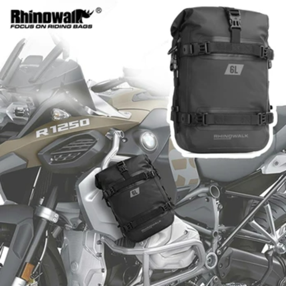 Motorcycle Crash Bar Waterproof Dry Bag - Rhinowalk-Impermeável Motocicleta Bumper Bag, Crash Bar