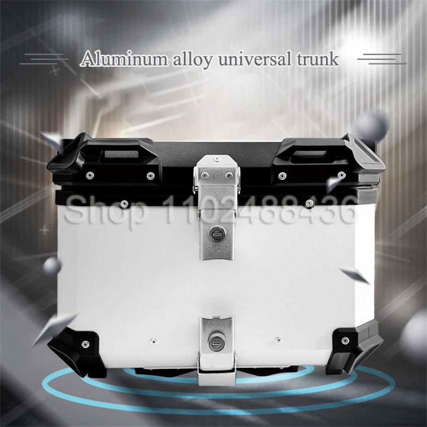 Aluminum Top Case Luggage Box 45L 55L - Baú de Motocicleta de Alumínio 55L
