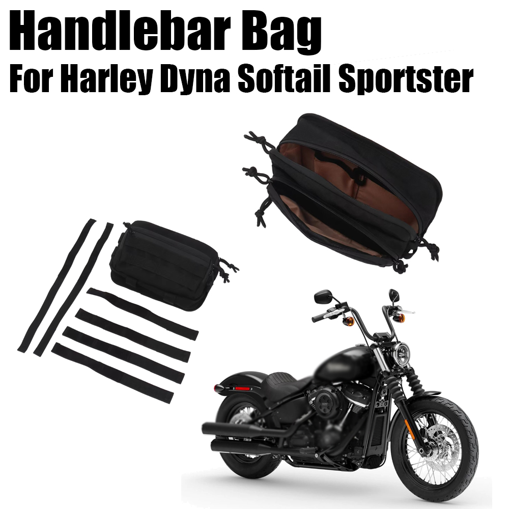 Waterproof Motorcycle Handlebar Bag Pouch - Nova Bolsa de Guidão Impermeável Estilo