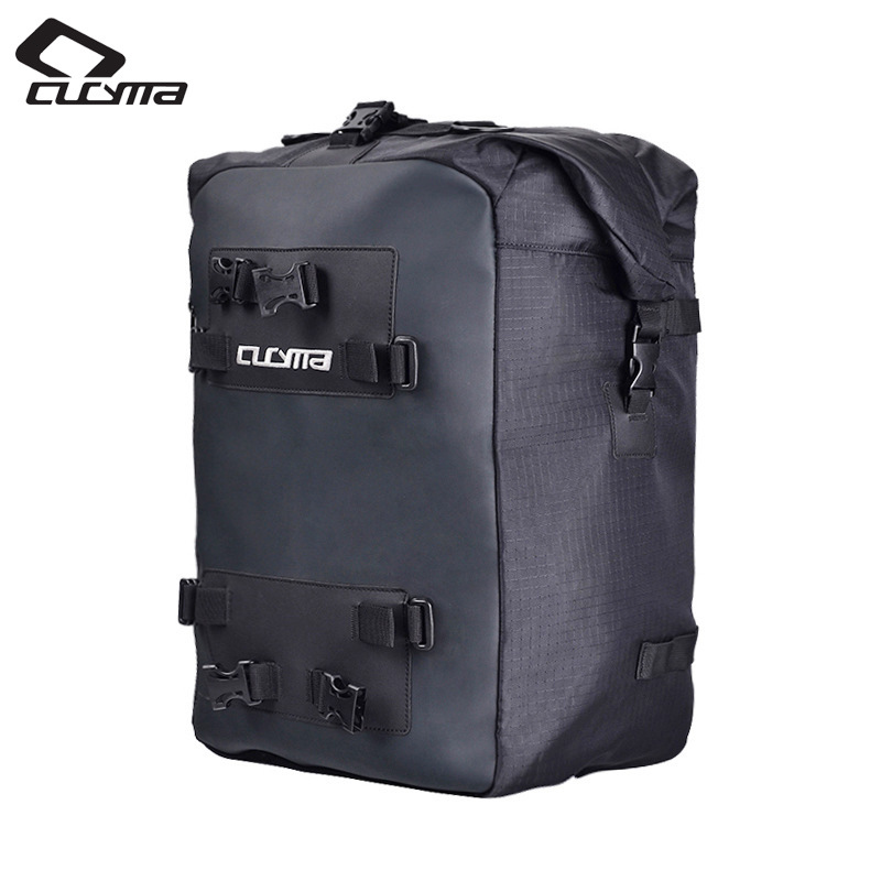 Motorcycle Tail Bag Waterproof Roll Top - Mochila Impermeável para Motocicleta CUCYMA 30L,