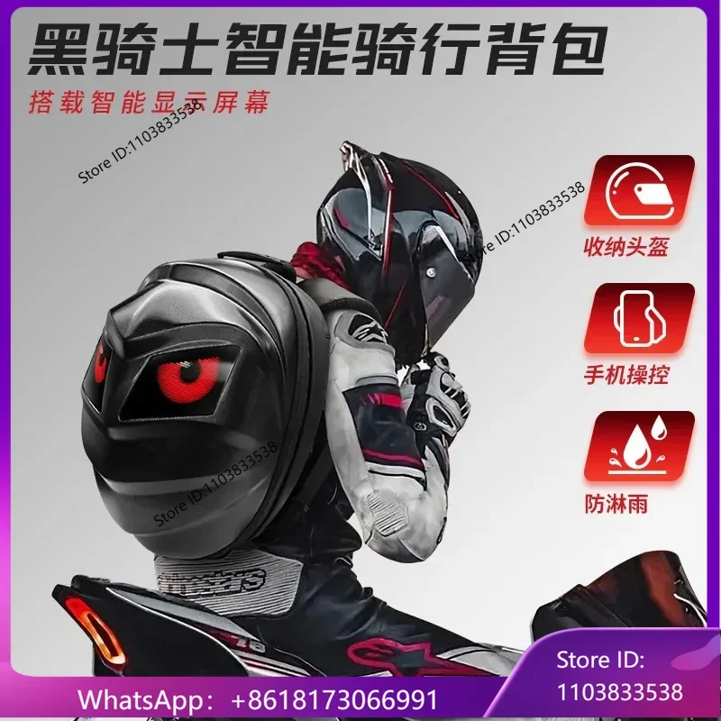 Motorcycle Helmet Backpack Waterproof Led - Mochila para Motocicleta LoyLED, Bolsa para