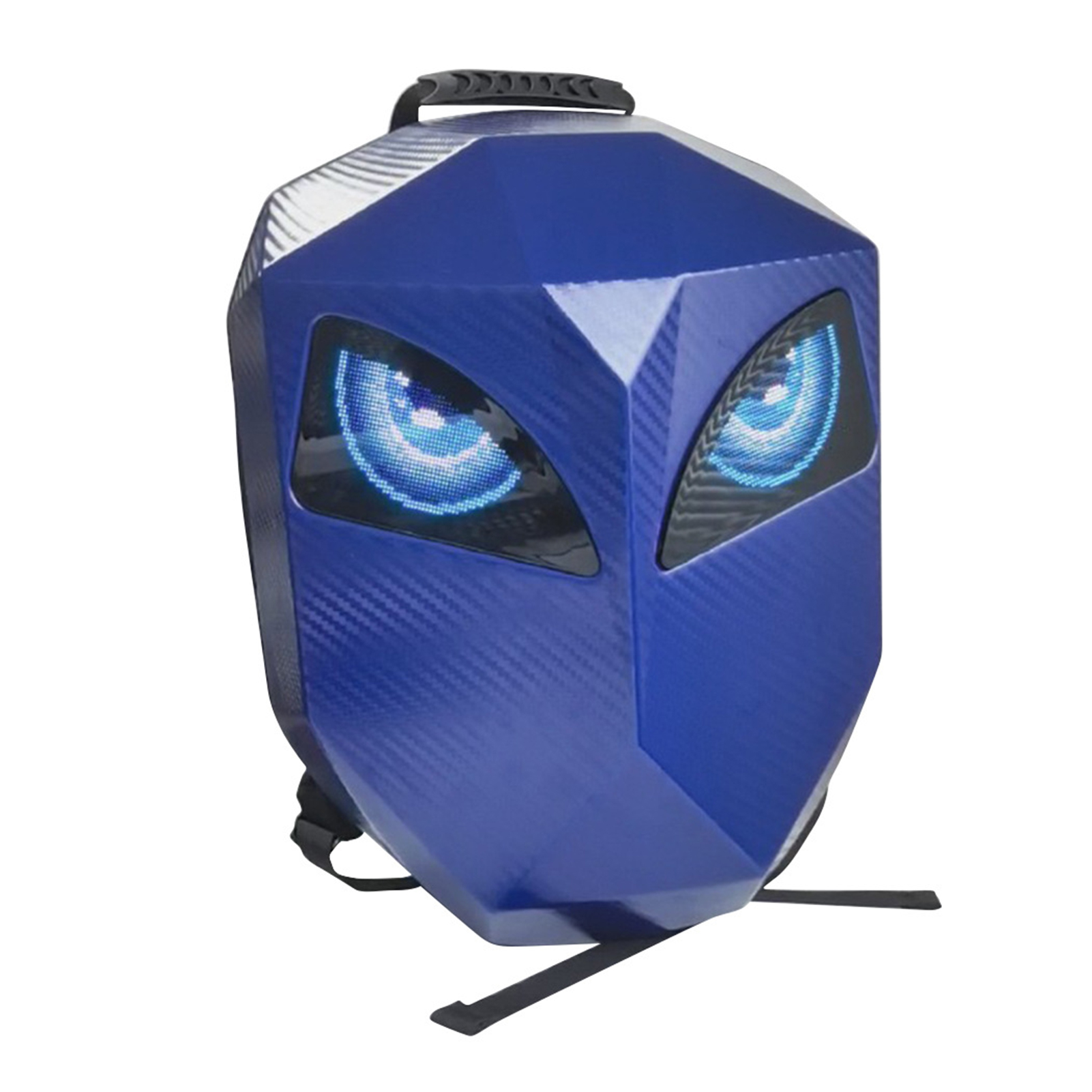 Motorcycle Helmet Backpack Waterproof Led - Mochila led para homem pvc casca