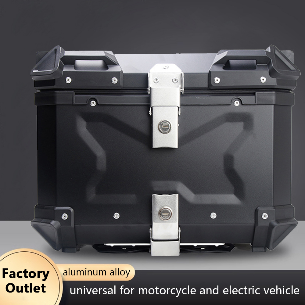 Aluminum Top Case Luggage Box 45L 55L - Caixa de alumínio Motocicleta, Moto Top