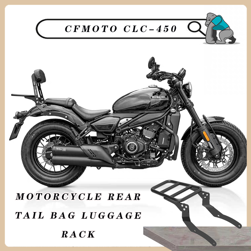 Motorcycle Luggage Rack Rear Carrier Steel - Saco traseiro da cauda da motocicleta