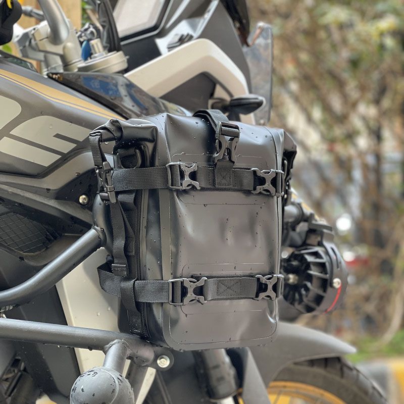 Motorcycle Crash Bar Waterproof Dry Bag - Saco lateral do tanque ao ar