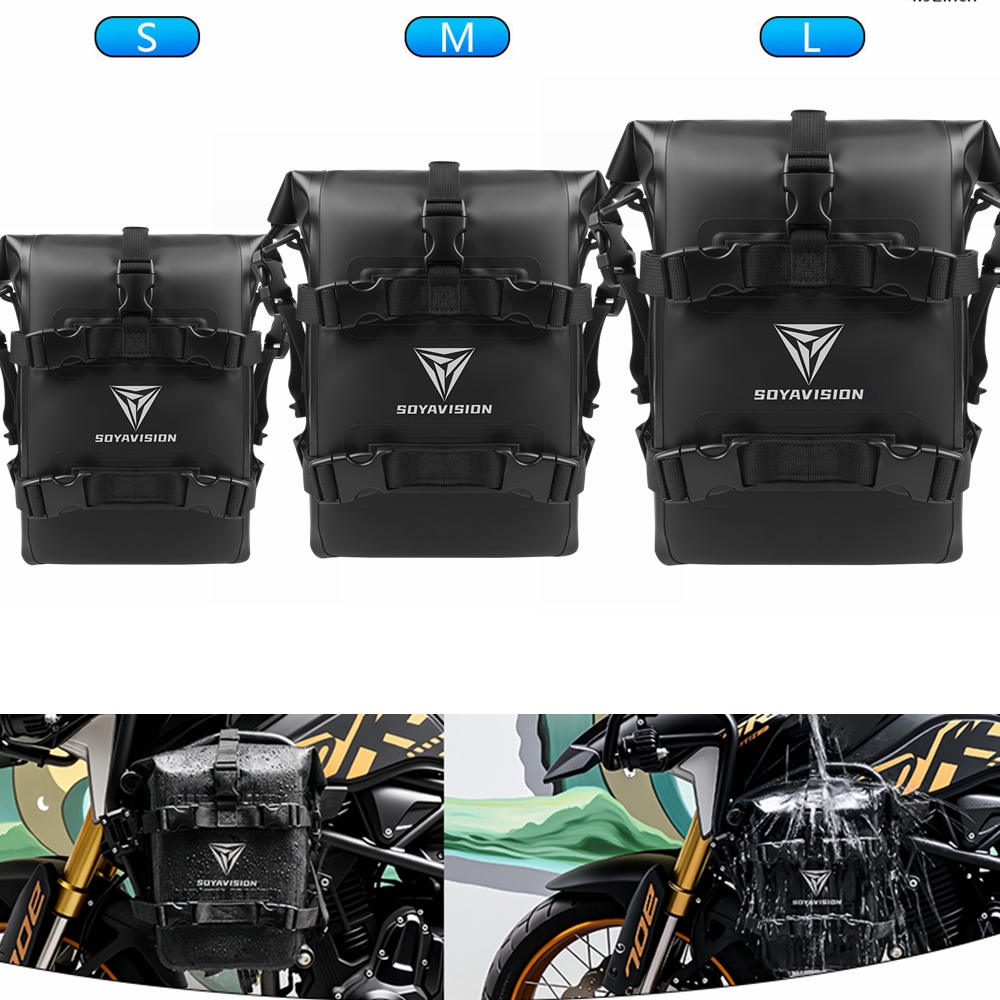 S/m/l saco lateral do tanque a - Motorcycle Crash Bar Waterproof Dry Bag avaliação e preço