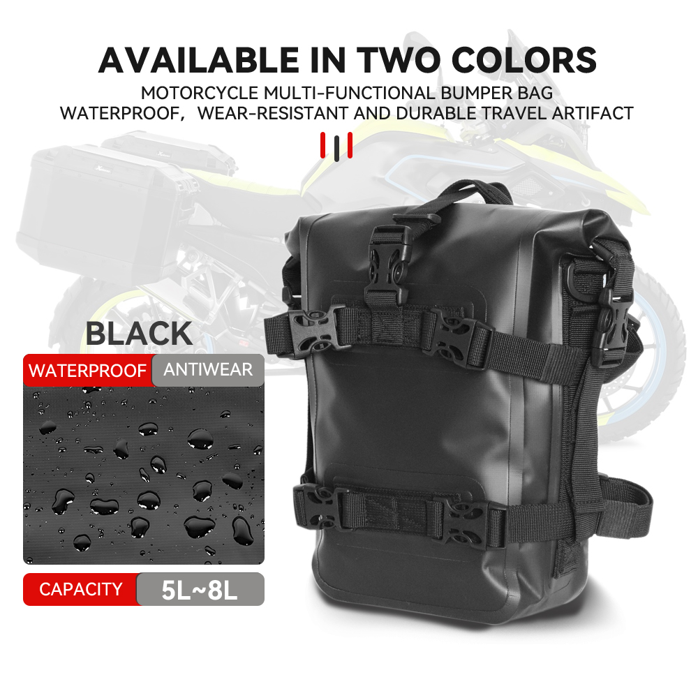 Bolsa para barra de colisão de - Motorcycle Crash Bar Waterproof Dry Bag avaliação e preço