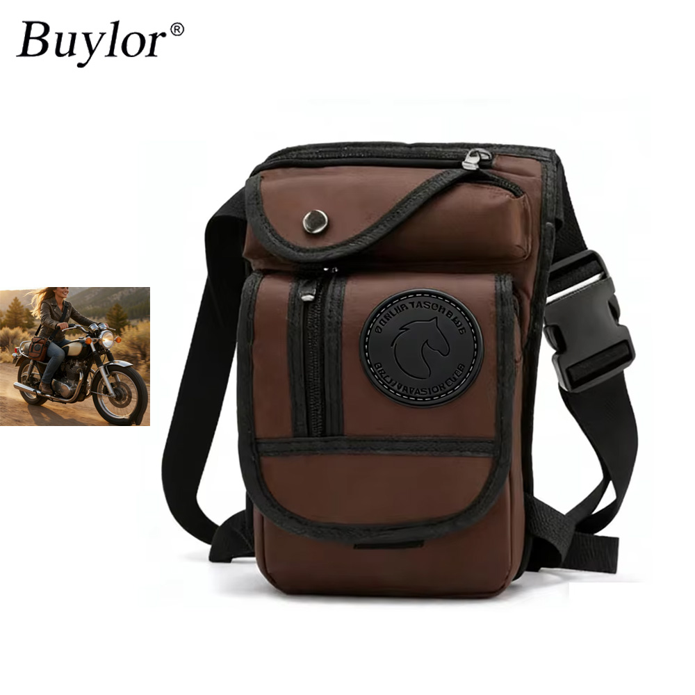 Bolsa de Perna em Lona para At - Motorcycle Leg Bag Drop Thigh Pouch avaliação e preço