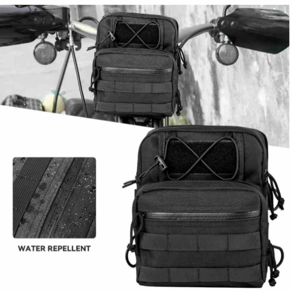 Bolsa de guidão de motocicleta - Waterproof Motorcycle Handlebar Bag Pouch avaliação e preço