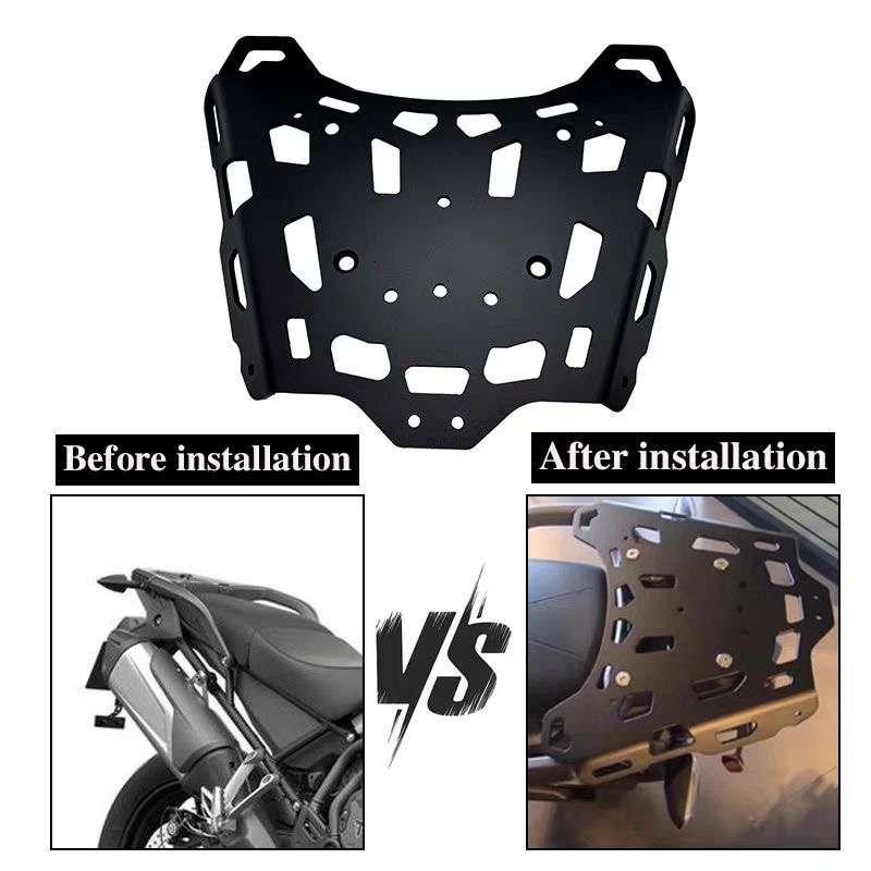 Suporte para Bagageiro Traseir - Motorcycle Luggage Rack Rear Carrier Steel avaliação e preço