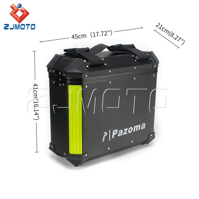2 Peças de Caixas Laterais de  - Motorcycle Saddlebags Hard Luggage Panniers avaliação e preço