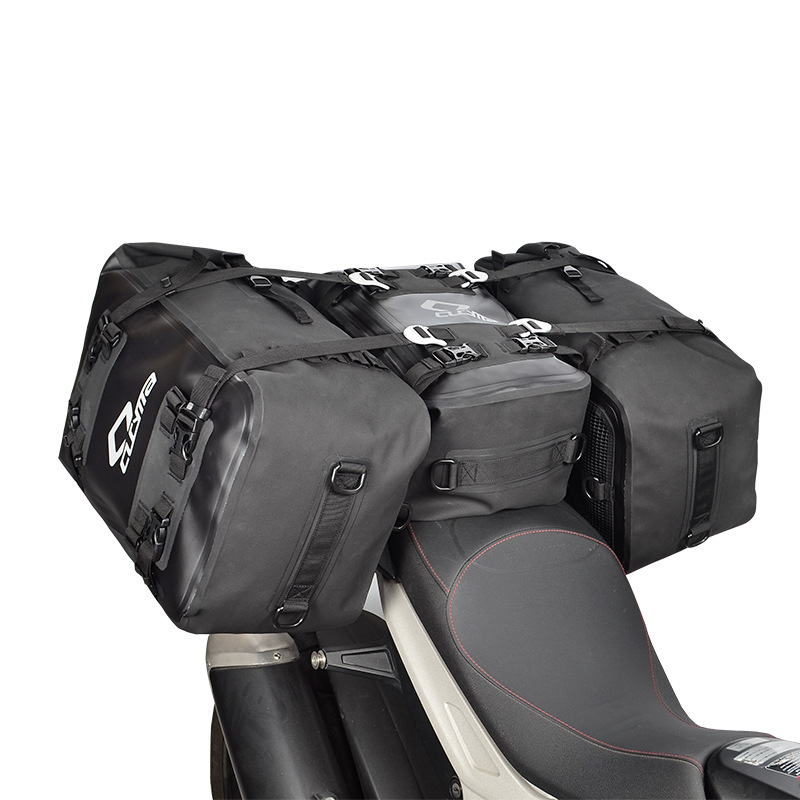 Bolsa de Assento Traseiro para - Motorcycle Tail Bag Waterproof Roll Top avaliação e preço