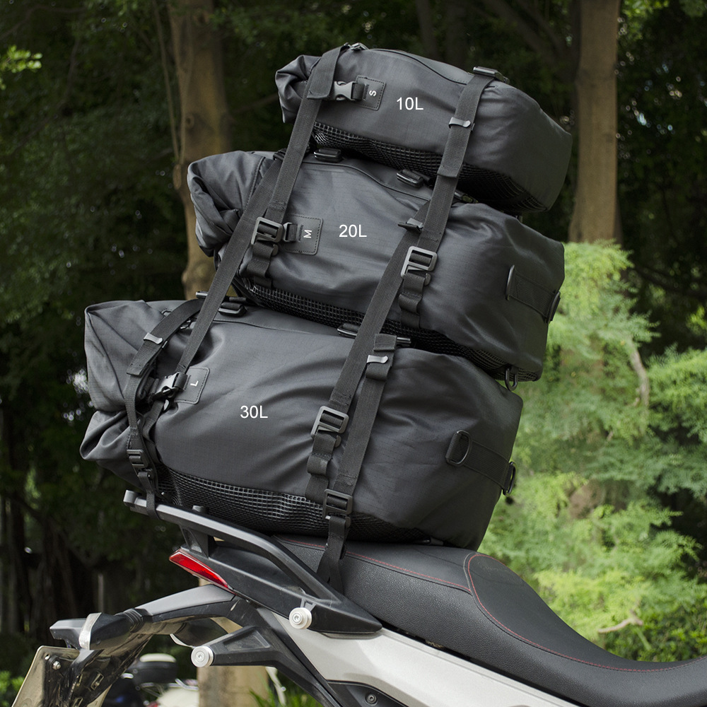 Bolsa de Assento Traseiro para - Motorcycle Tail Bag Waterproof Roll Top avaliação e preço