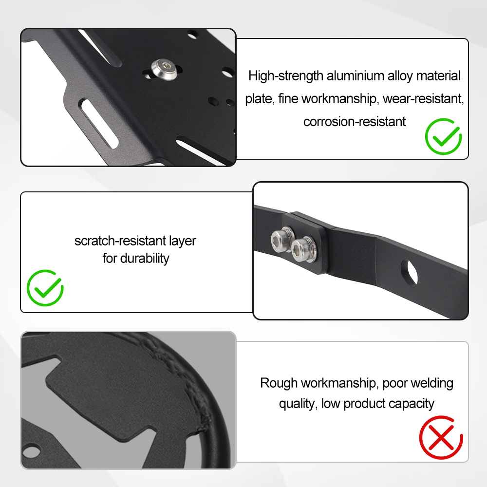 Suporte de Bagageiro Traseiro  - Motorcycle Luggage Rack Rear Carrier Steel avaliação e preço