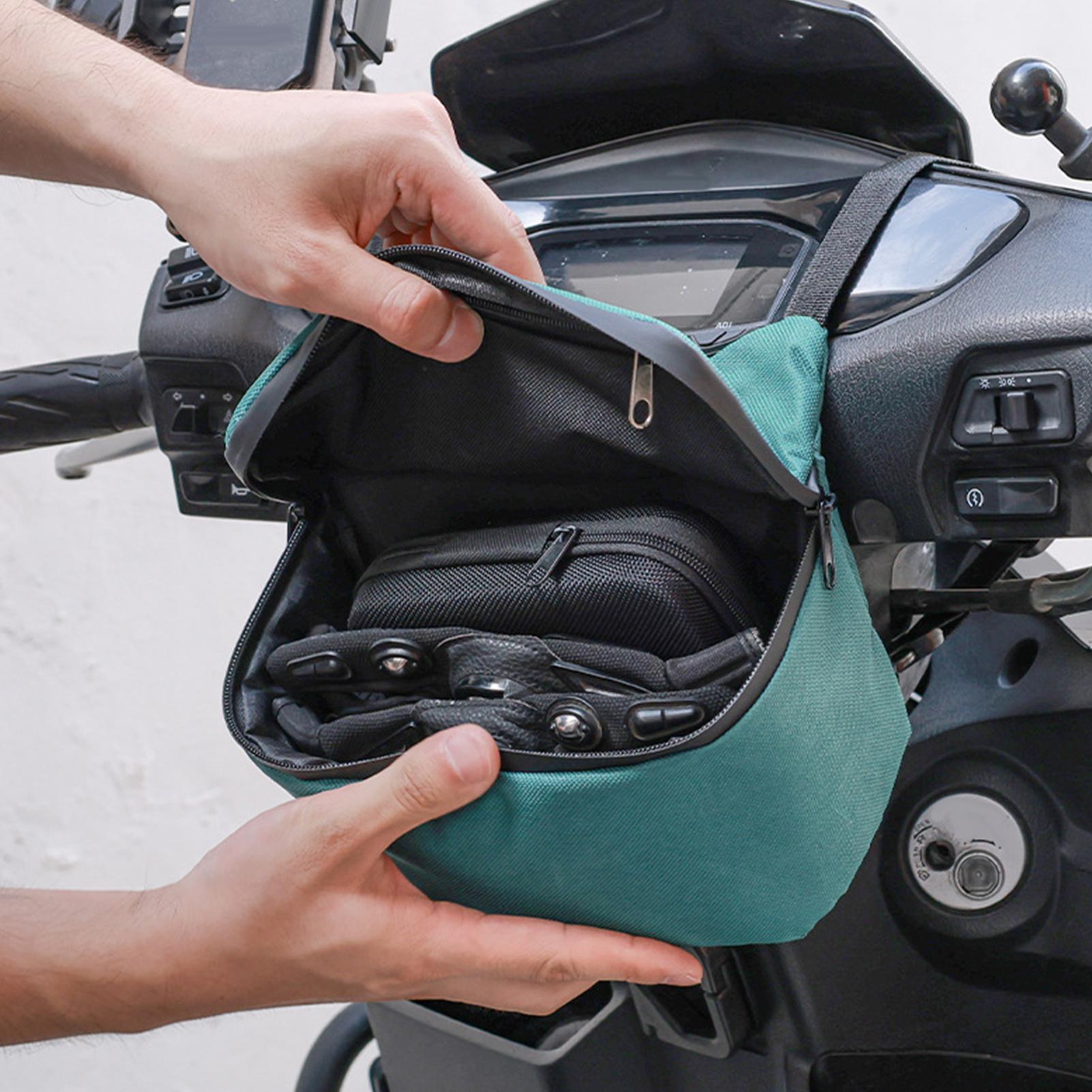 Bolsa para guidão de motocicle - Waterproof Motorcycle Handlebar Bag Pouch avaliação e preço