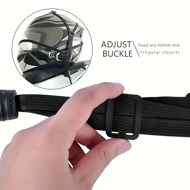 Rede de Carga para Capacete de - Cargo Net Bungee Cord Motorcycle Helmet avaliação e preço
