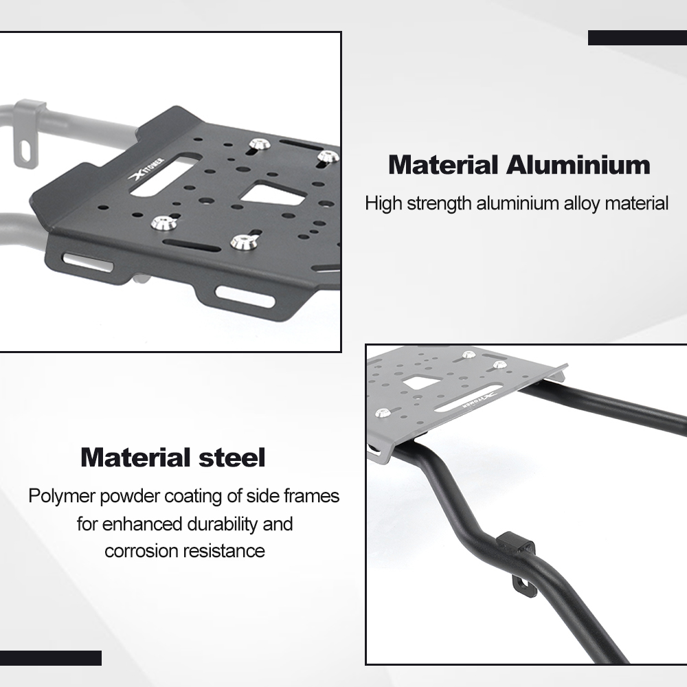 Para yamaha MT-09 mt 09 sp 202 - Motorcycle Luggage Rack Rear Carrier Steel avaliação e preço