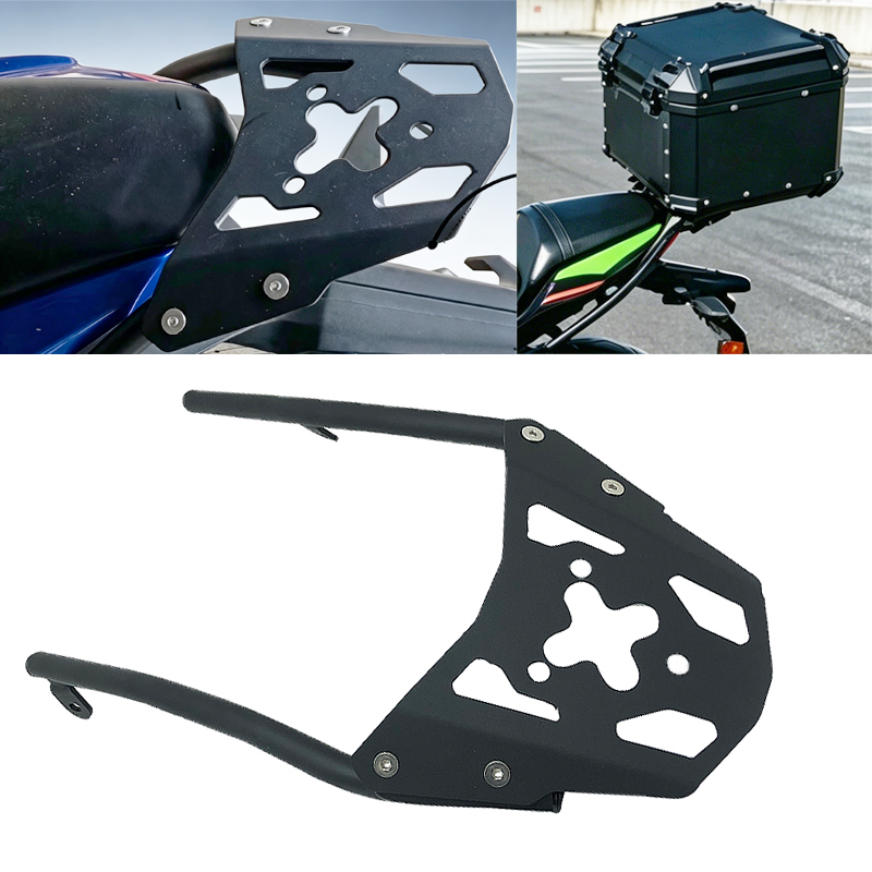 Suporte Traseiro para Bagagem  - Motorcycle Luggage Rack Rear Carrier Steel avaliação e preço