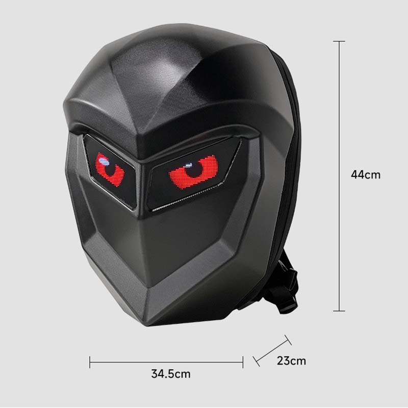 Mochila para Motocicleta com C - Motorcycle Helmet Backpack Waterproof Led avaliação e preço