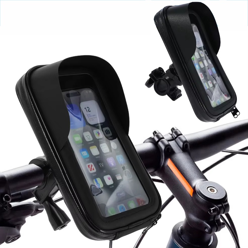 Suporte para celular para bici - Waterproof Motorcycle Handlebar Bag Pouch avaliação e preço