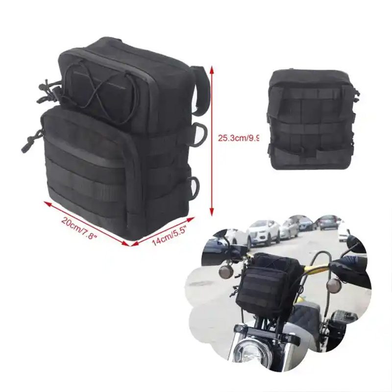Bolsa de guidão tipo T para mo - Waterproof Motorcycle Handlebar Bag Pouch avaliação e preço
