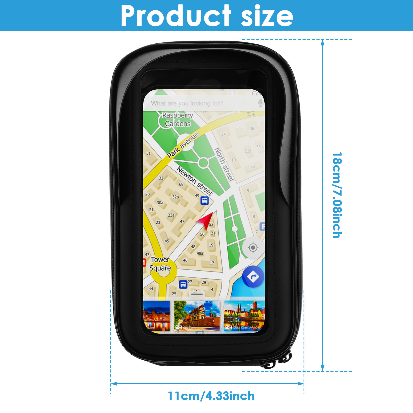 Bolsa para celular para motoci - Waterproof Motorcycle Handlebar Bag Pouch avaliação e preço