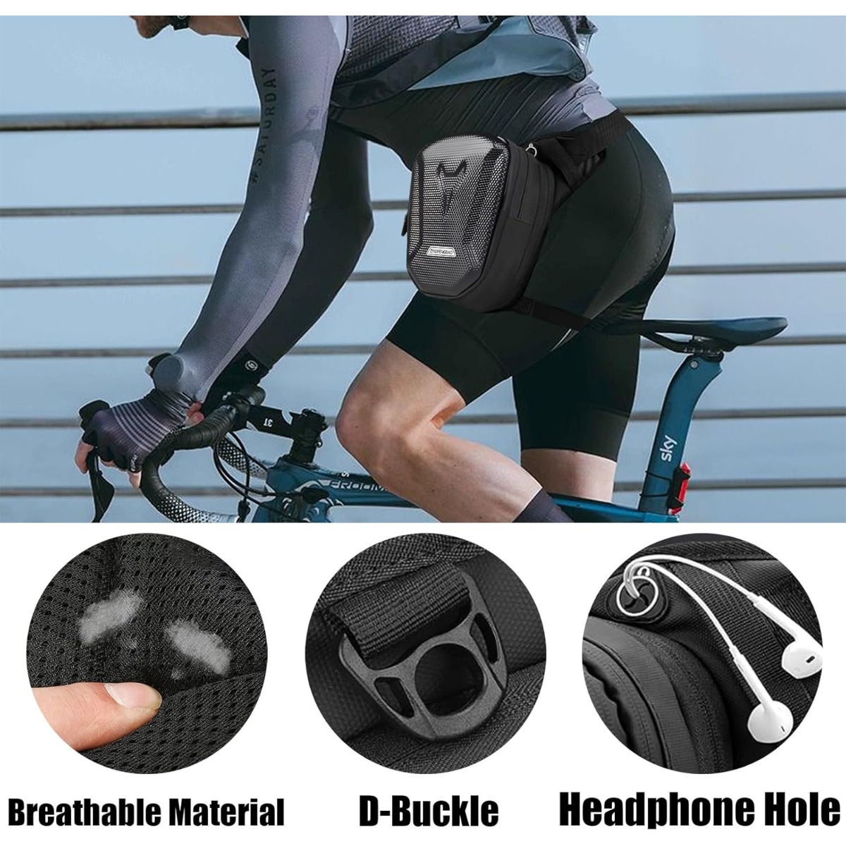 Pacote de cintura da motocicle - Motorcycle Leg Bag Drop Thigh Pouch avaliação e preço