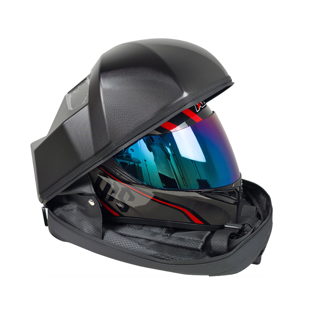 Mochila para Capacete de Motoc - Motorcycle Helmet Backpack Waterproof Led avaliação e preço