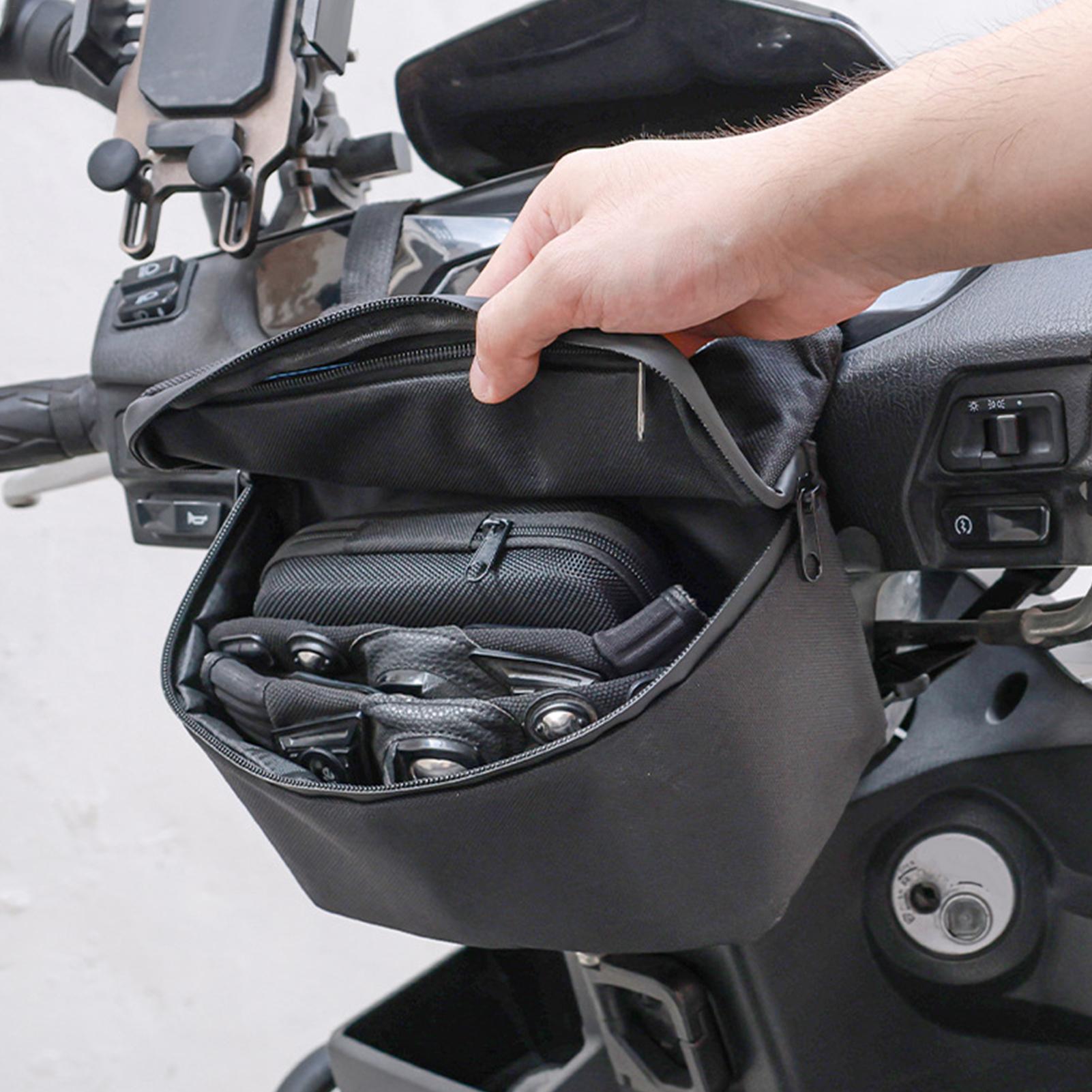Bolsa para guidão de motocicle - Waterproof Motorcycle Handlebar Bag Pouch avaliação e preço