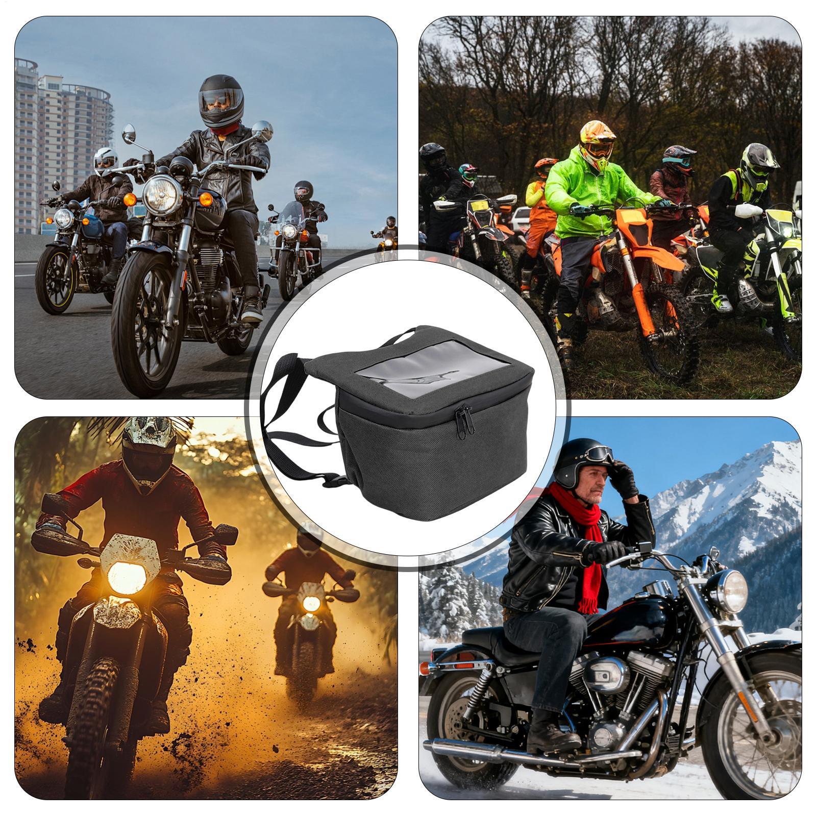 Bolsa para guidão de motocicle - Waterproof Motorcycle Handlebar Bag Pouch avaliação e preço
