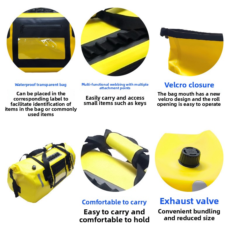 Bolsa Traseira Impermeável par - Motorcycle Tail Bag Waterproof Roll Top avaliação e preço