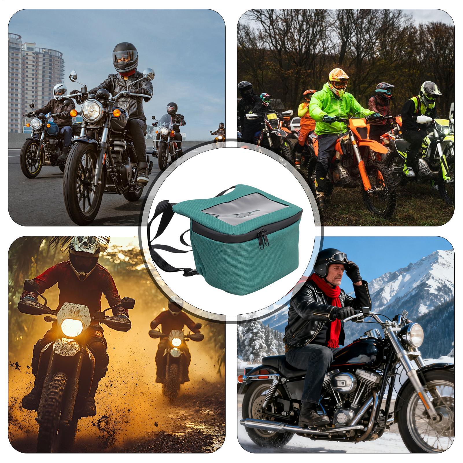 Bolsa para guidão de motocicle - Waterproof Motorcycle Handlebar Bag Pouch avaliação e preço