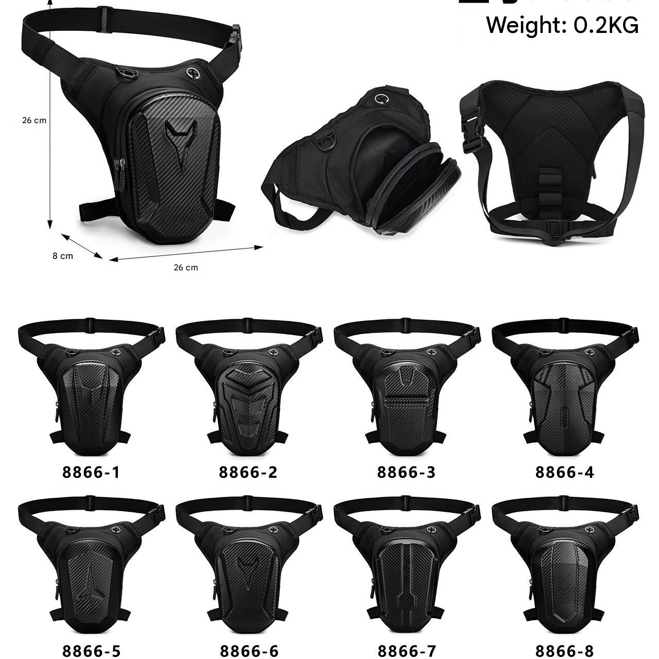 Bolsa de perna para motociclis - Motorcycle Leg Bag Drop Thigh Pouch avaliação e preço