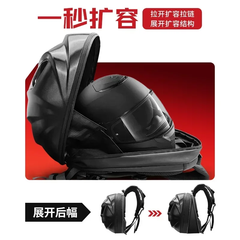 Mochila para Motocicleta LoyLE - Motorcycle Helmet Backpack Waterproof Led avaliação e preço