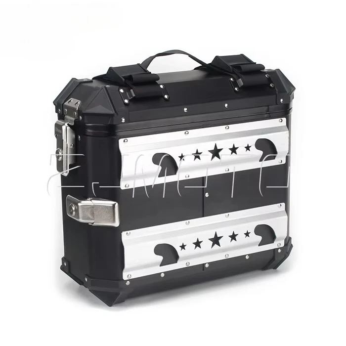 2 Peças de Caixas Laterais de  - Motorcycle Saddlebags Hard Luggage Panniers avaliação e preço