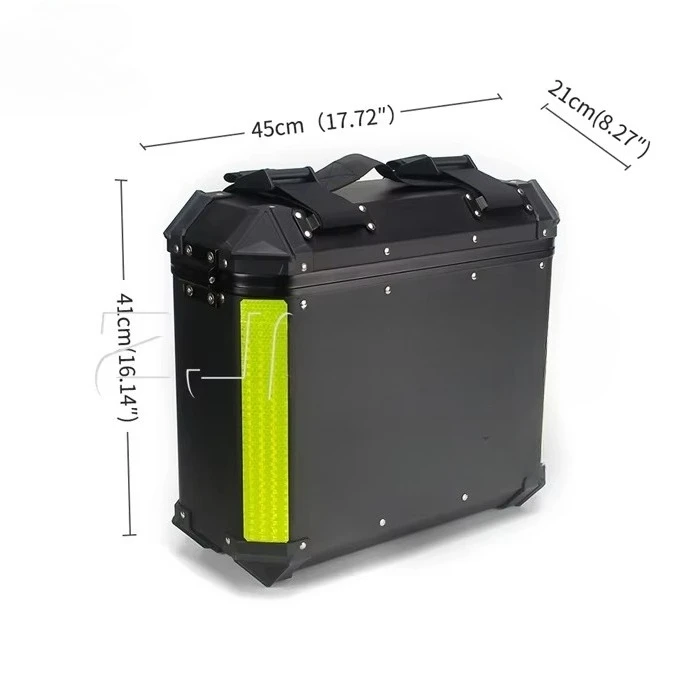 2 Peças de Caixas Laterais de  - Motorcycle Saddlebags Hard Luggage Panniers avaliação e preço