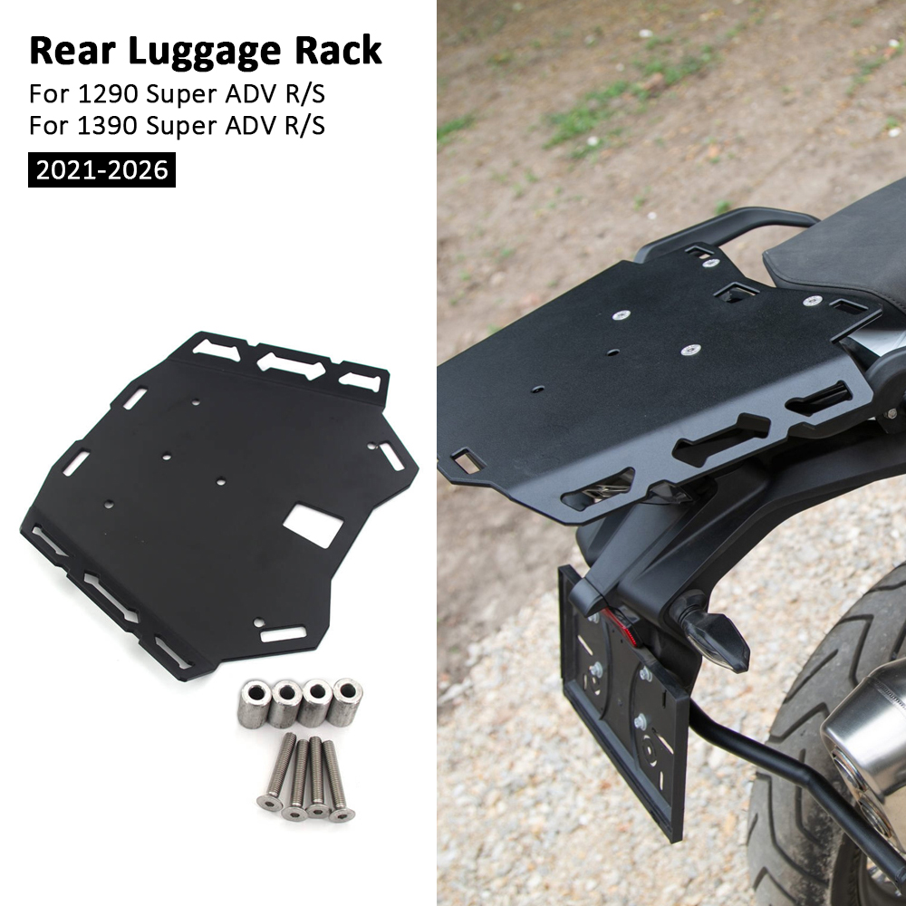 Acessórios para Motocicleta 13 - Motorcycle Luggage Rack Rear Carrier Steel avaliação e preço