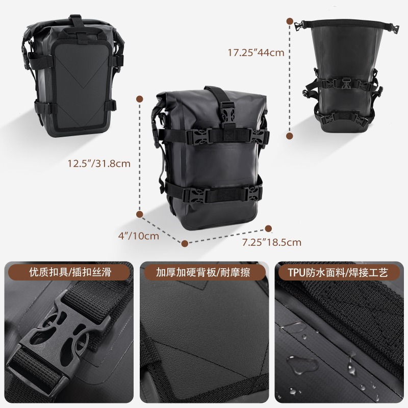 Bolsa de Garfo de Motocicleta  - Motorcycle Crash Bar Waterproof Dry Bag avaliação e preço