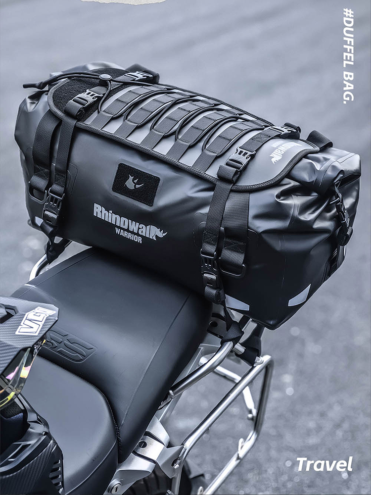 Rhinowalk Bolsa Traseira Moto  - Motorcycle Tail Bag Waterproof Roll Top avaliação e preço