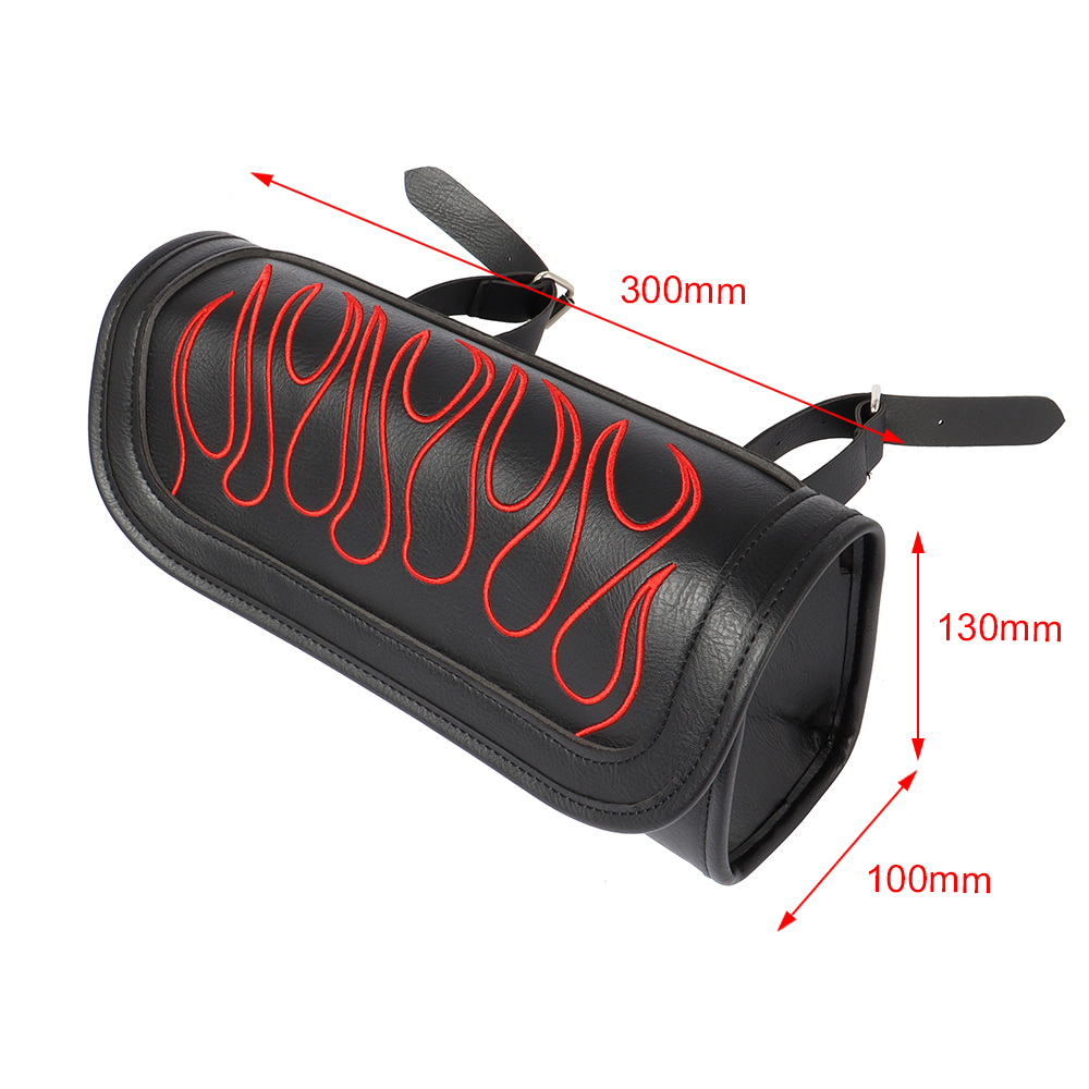 Impermeável PU Leather Motorcy - Waterproof Motorcycle Handlebar Bag Pouch avaliação e preço