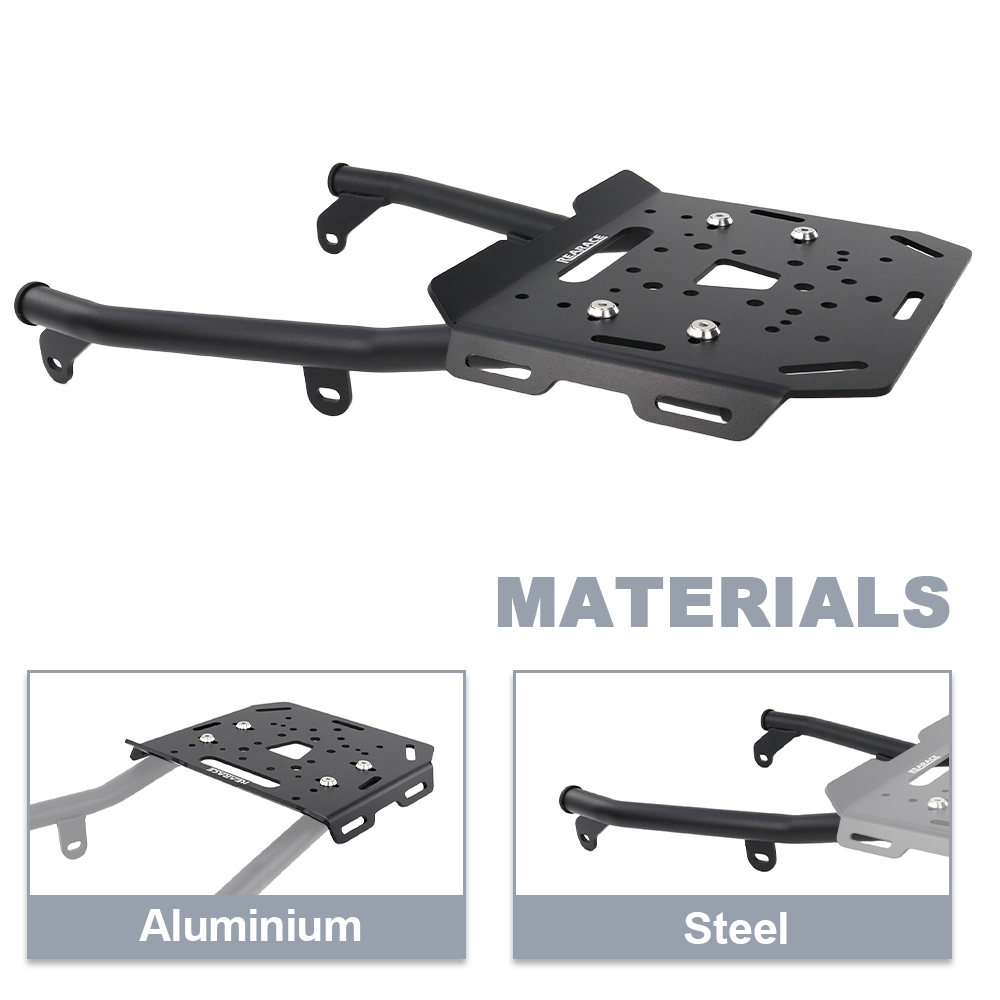 Suporte Traseiro para Bagageir - Motorcycle Luggage Rack Rear Carrier Steel avaliação e preço