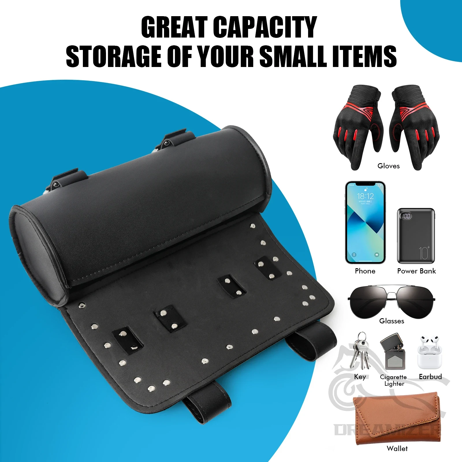 Bolsa de Ferramentas para Garf - Waterproof Motorcycle Handlebar Bag Pouch avaliação e preço