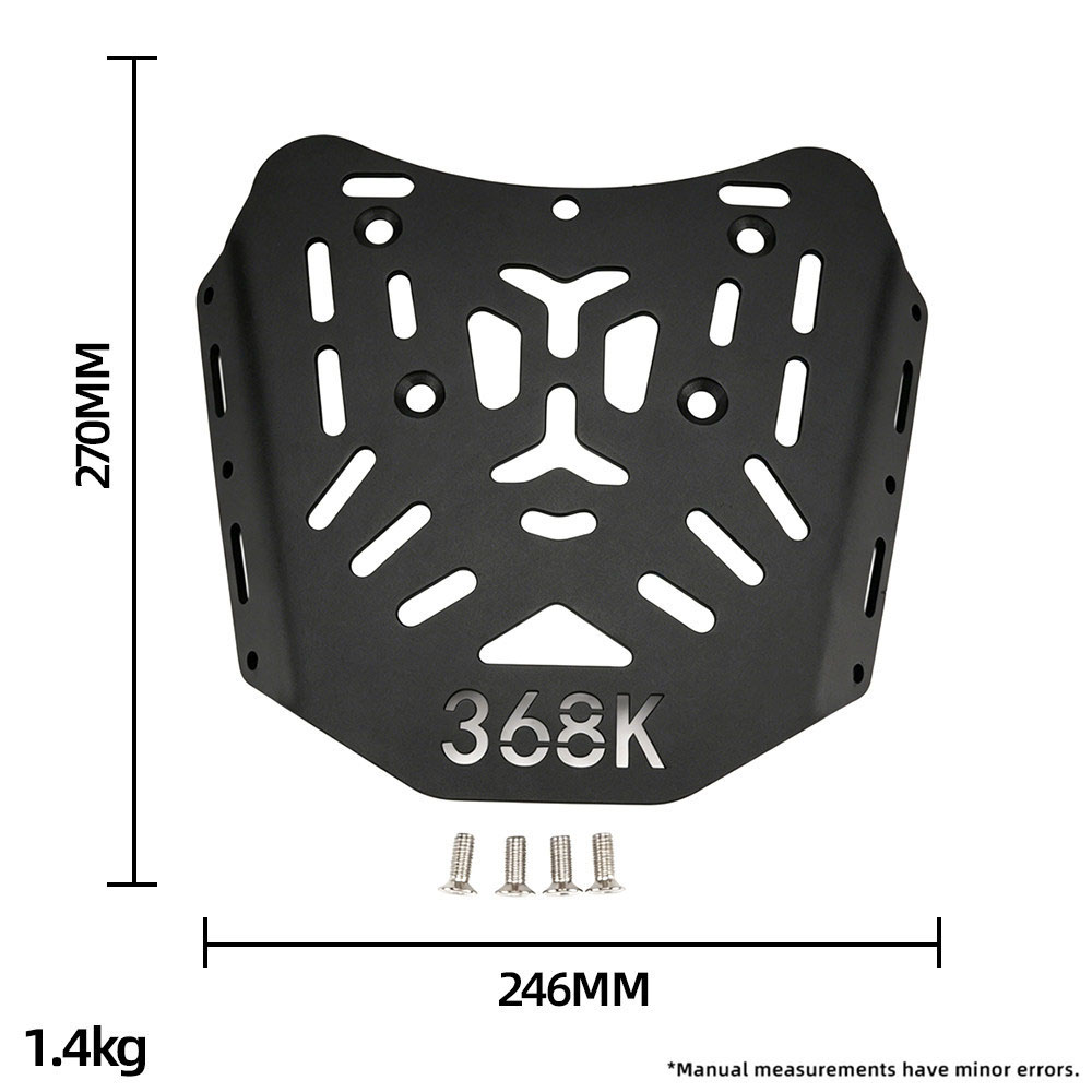 Novo produto para ZONTES 368K: - Motorcycle Luggage Rack Rear Carrier Steel avaliação e preço