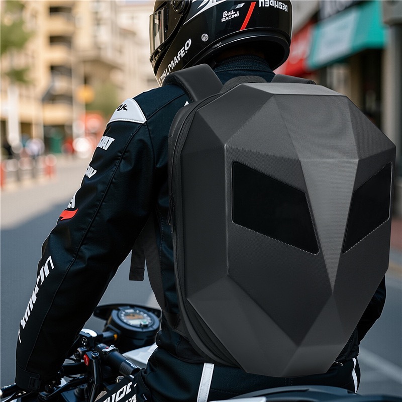 Mochila LED para Motociclistas - Motorcycle Helmet Backpack Waterproof Led avaliação e preço