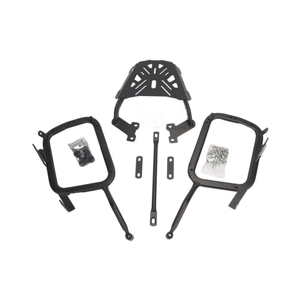 Caso lateral da motocicleta pa - Pannier Mounting Bracket Rack Kit Motorcycle avaliação e preço