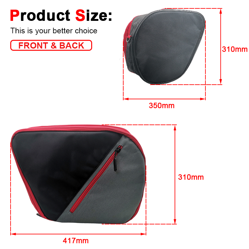 Novas peças da motocicleta for - Motorcycle Saddlebag Liner Inner Bags avaliação e preço